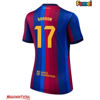 Barcelona Anthony Gordon #17 Tricou Fotbal Replică 2026-27 Femei Acasa